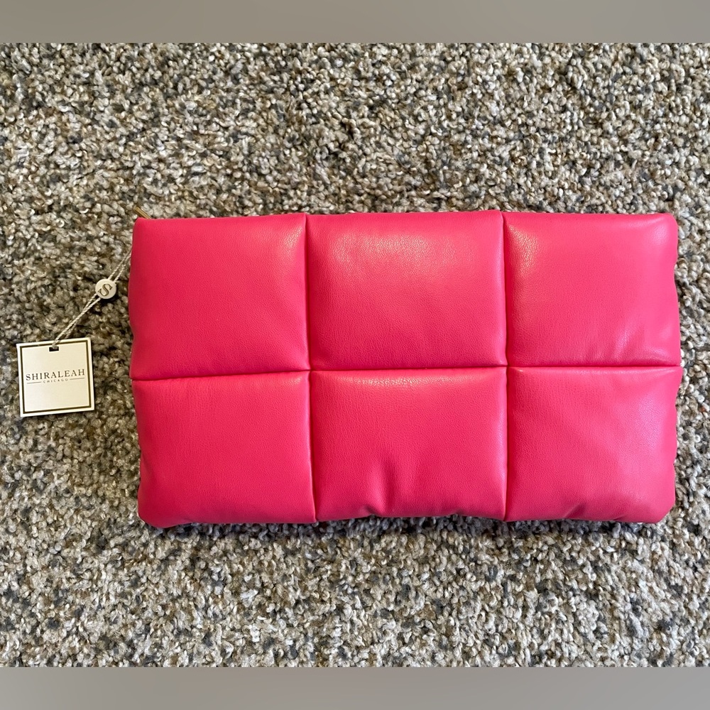 SHIRALEAH Robin Zip Pouch Bubblegum